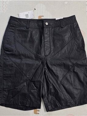 Jordan x Cactus Jack Waxed Shorts Standard Fit Sz 30 Bk #DZ5477-010 Travis Scott
